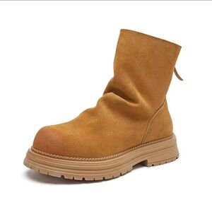Men's Tan Suede Ankle Boots